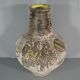 Vallauris ceramic vase signed Bessone décor orchestra instrument music