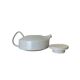 Mid century teapot in French porcelain