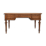Flat walnut desk