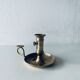 Antique brass candle holder