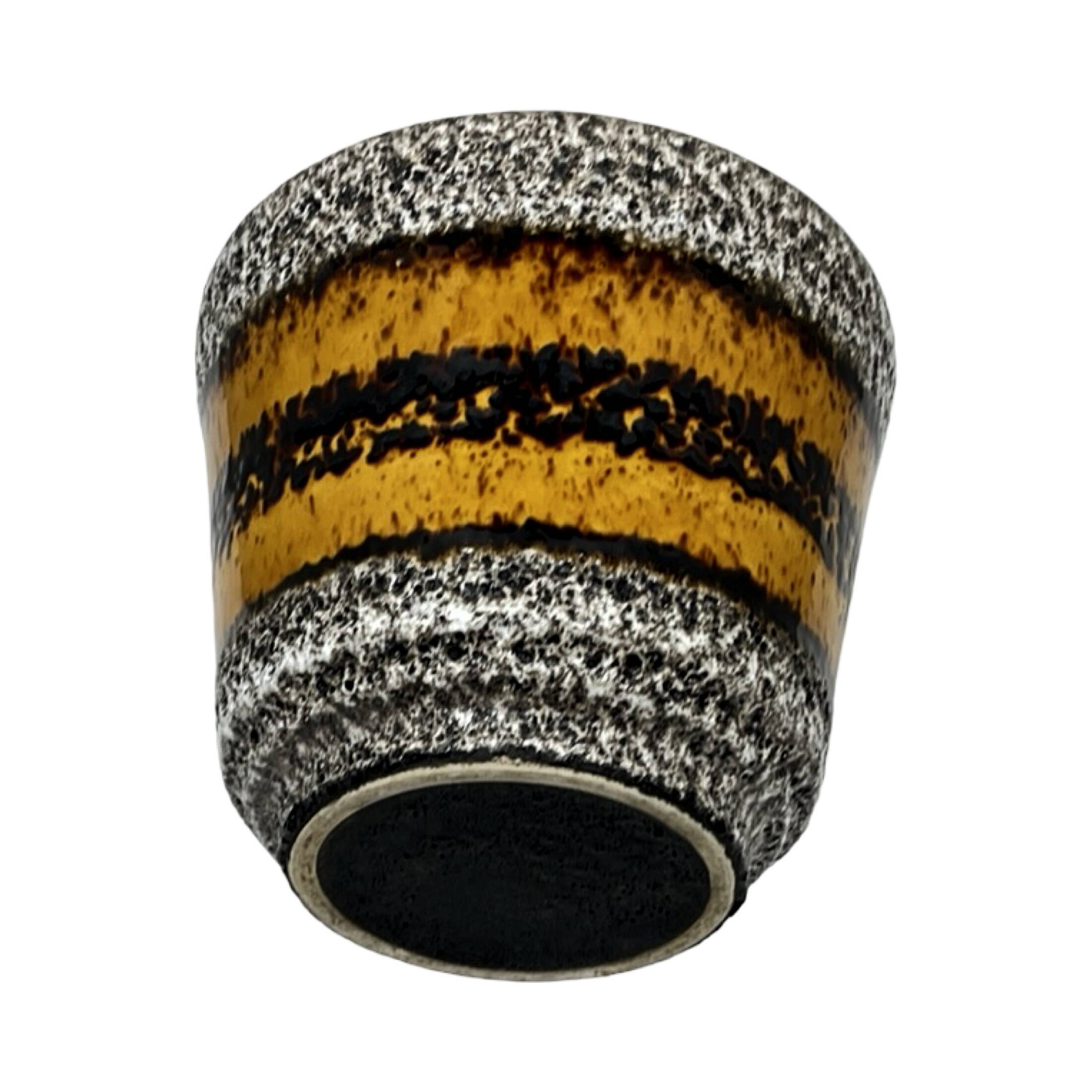 German Scheurich Fat Lava West Germany flowerpot, 1970s