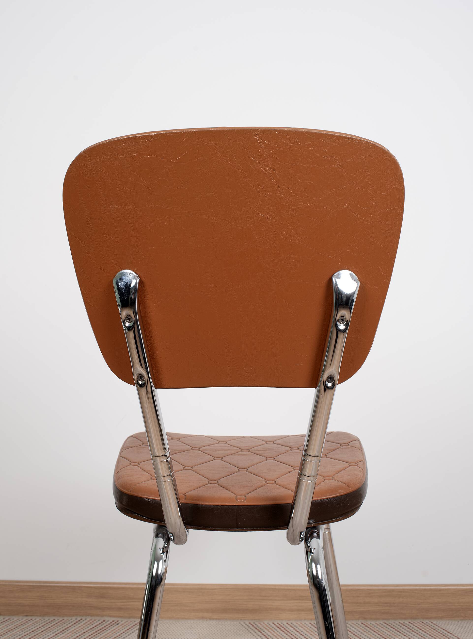 Vintage chrome chair, l'auvergnate brand