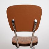 Vintage chrome chair, l'auvergnate brand