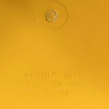 Corbeille, porte-parapluie jaune par Gino Colombini pour Kartell, 1970