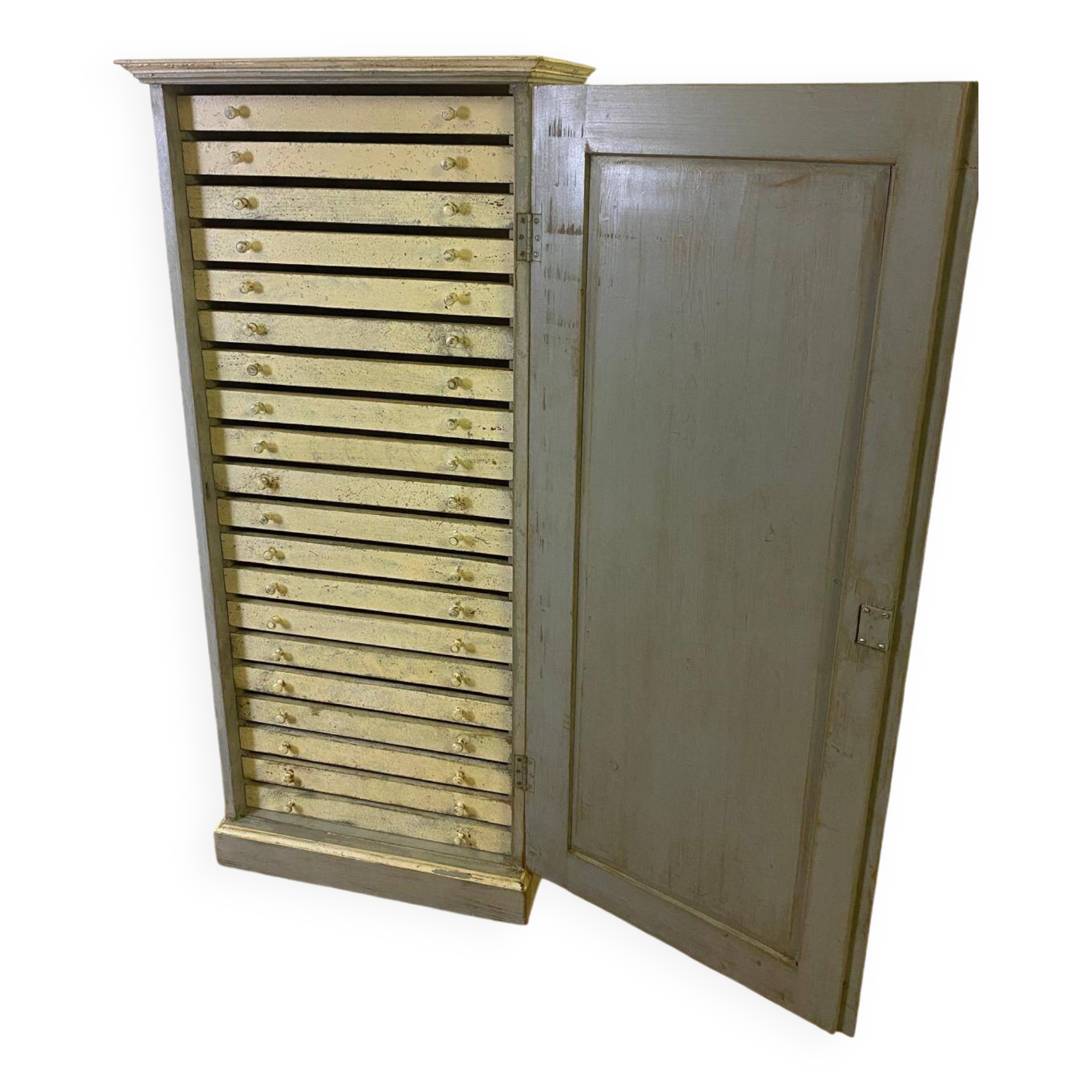 Workshop cabinet - haberdashery cabinet with 20 drawers