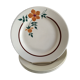 4 flat plates on earthenware st Amand model Amelie