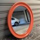 Orange oval mirror carrara&matta america