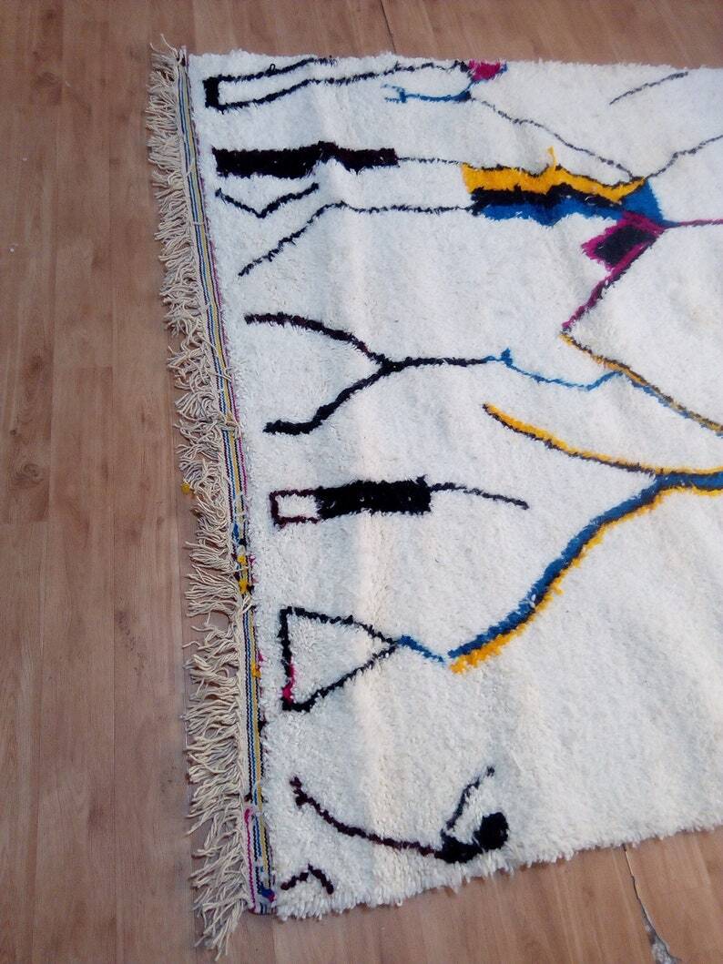 Tapis bérbere fait main traditionnelle 250cmx150cm