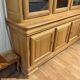 Display cabinet in solid cherry wood
