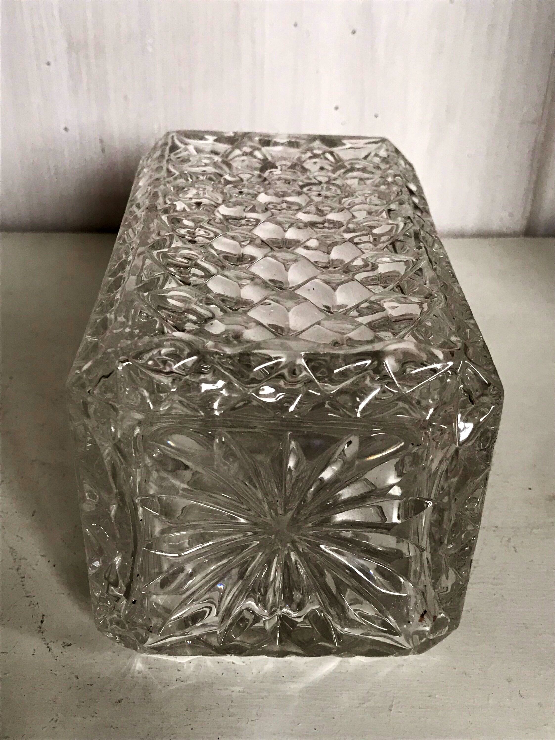 Crystal whisky decanter