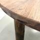 Table ronde années 50 constructiviste noyer