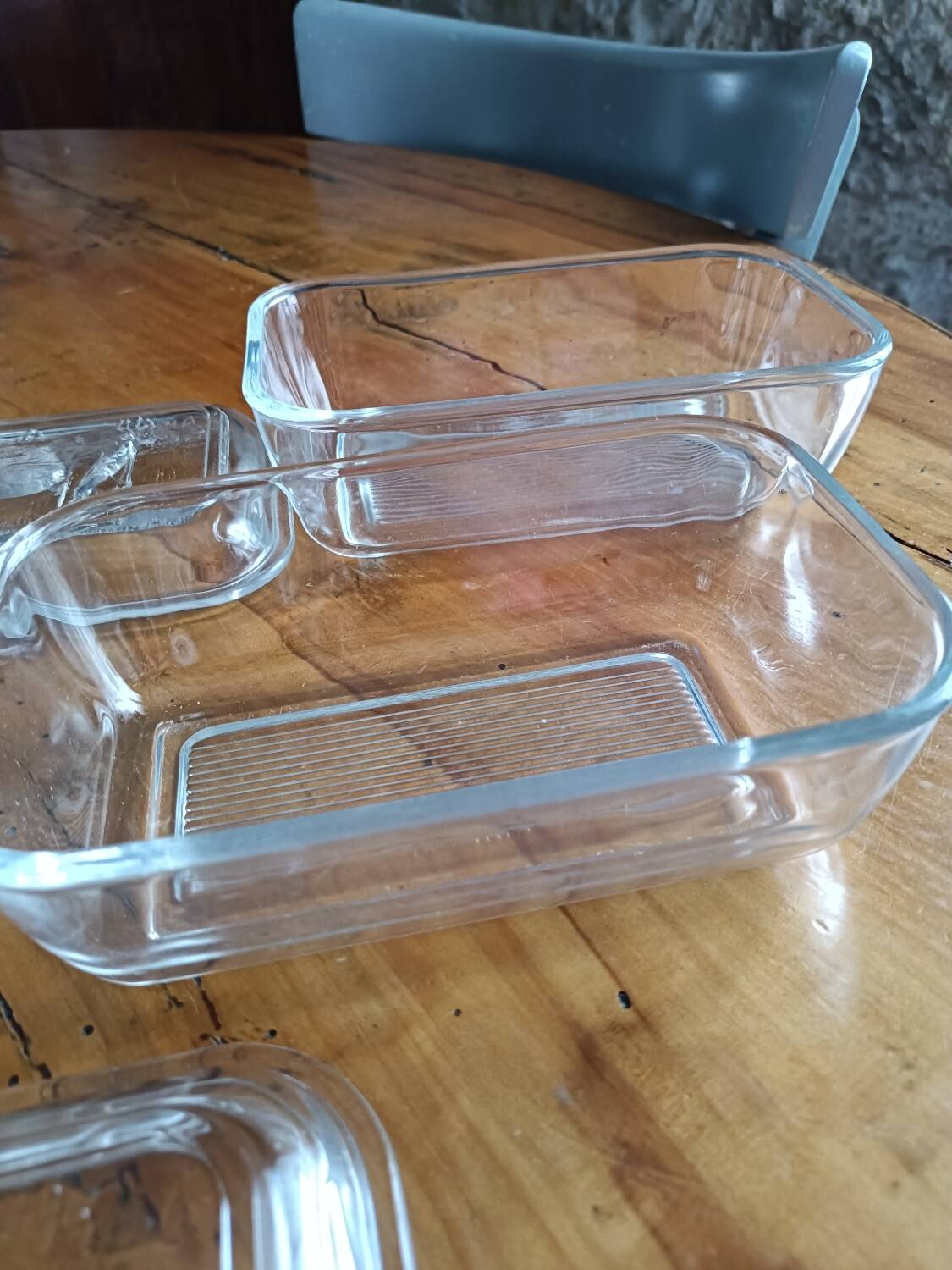 2 vintage "cow" butter dishes