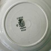 Set of 10 vintage deep plates from Digoin.