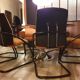 Comforto suite de 6 chaises conferences vintage 80