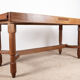 Large extendable dining table, 320 cm, in oak, Guillerme and Chambron.