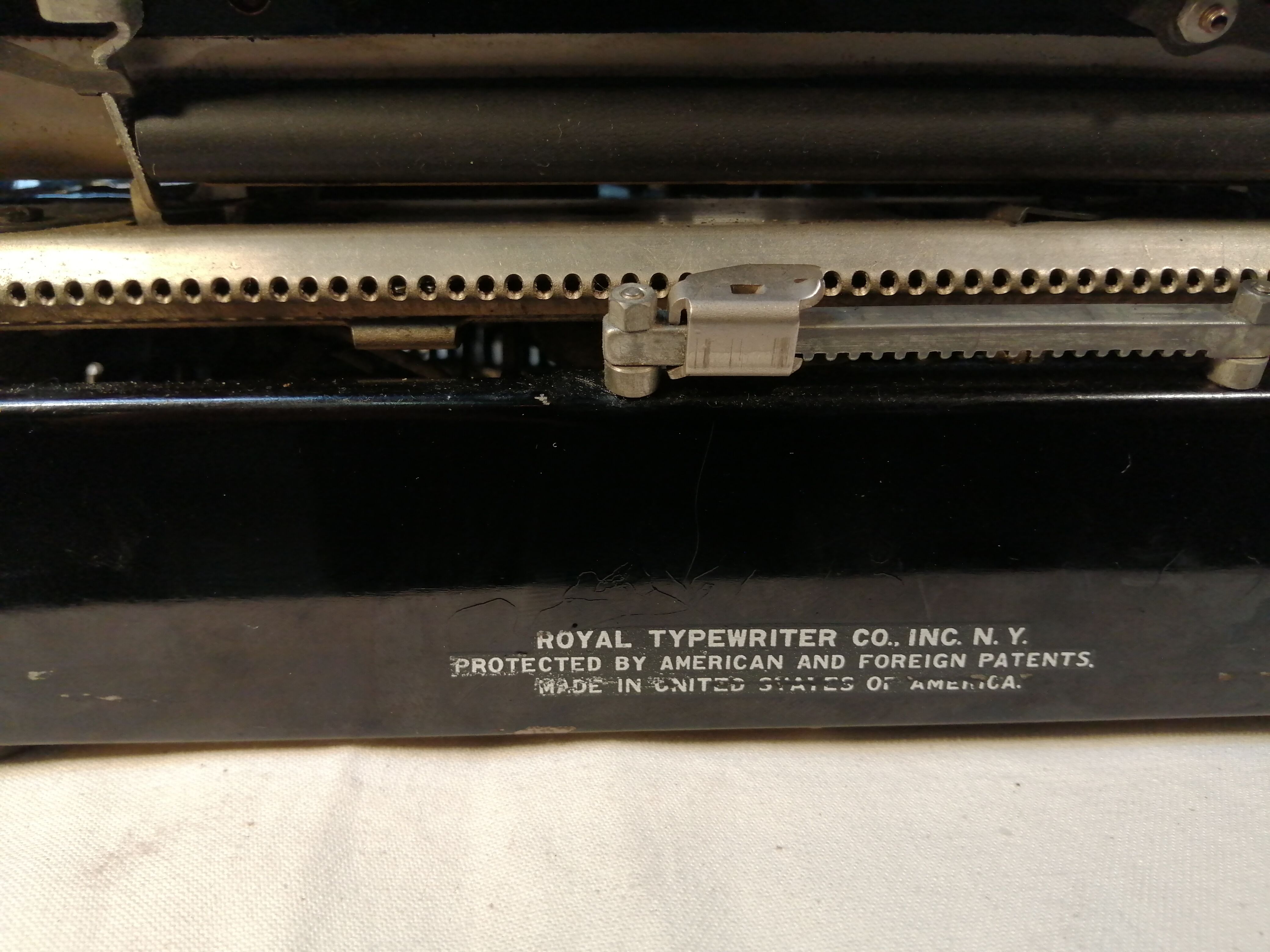 Former Royal Junior Mechanical typewriter
