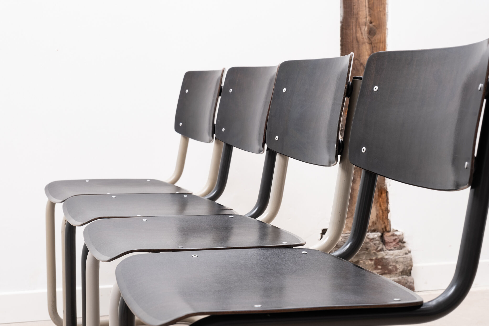 Vintage chair Pagholz in black ebony S