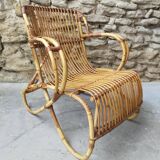 Pair of rattan chairs