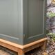 Parisian solid oak wardrobe 1960