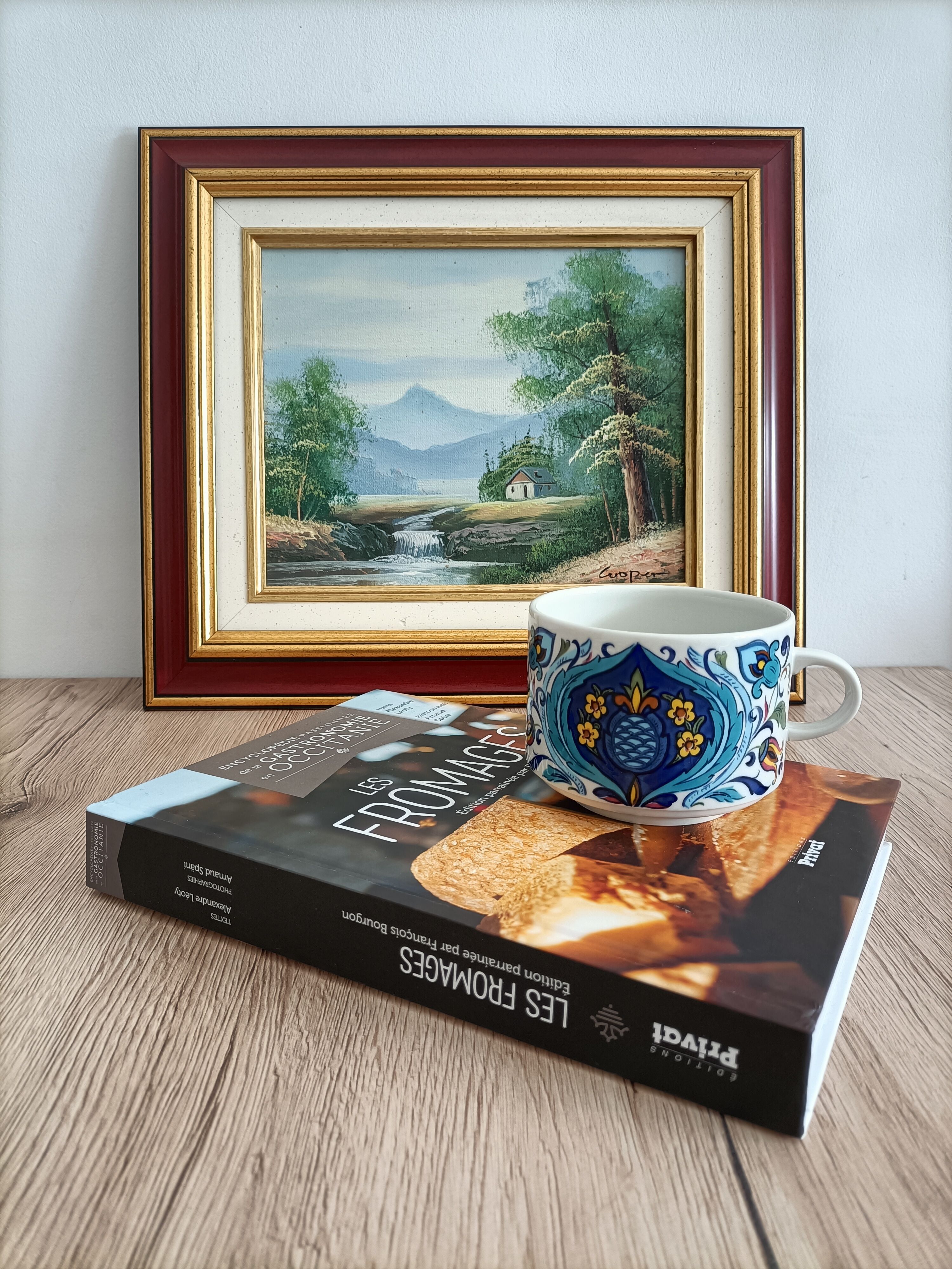 Landscape painting signed Cuoper