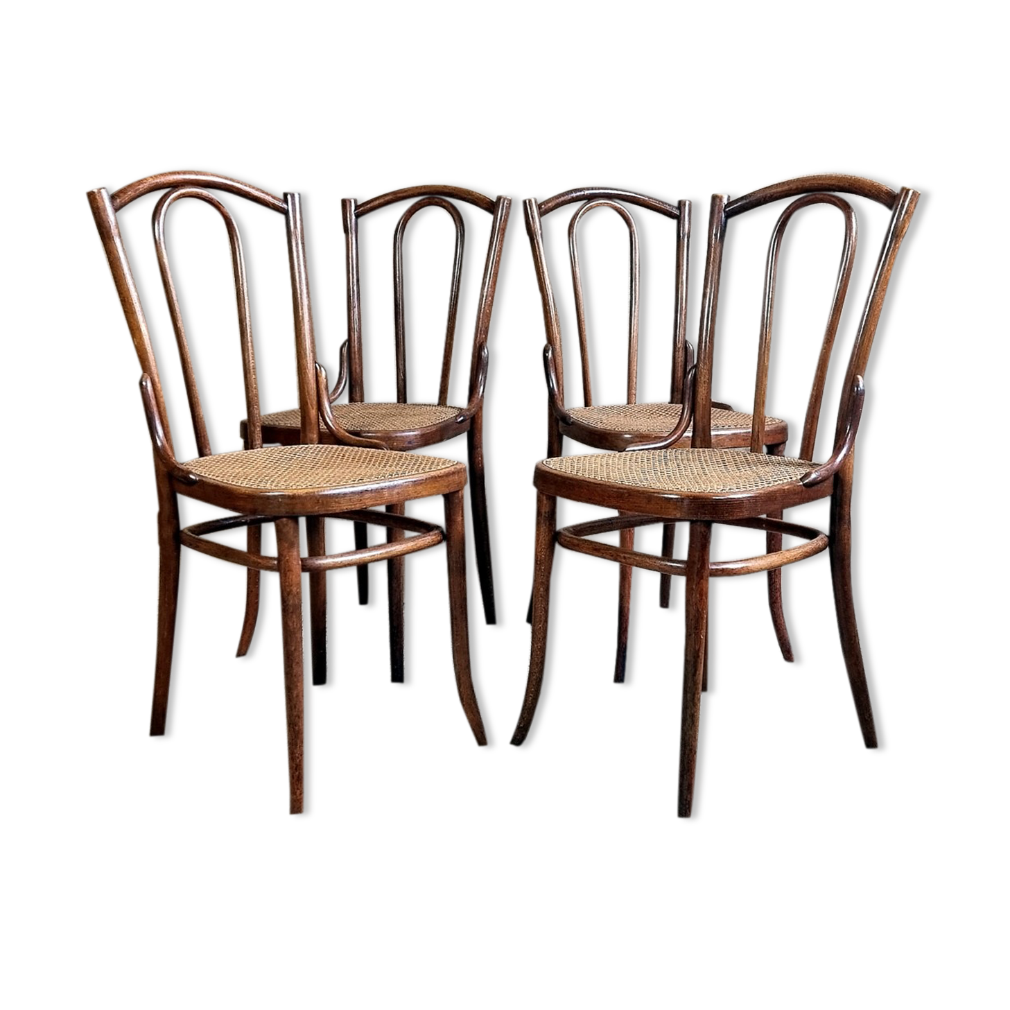 4 chaises Thonet n°56 de 1910 ca