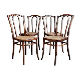 4 chairs Thonet n°56 of 1910 ca