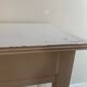 Old small table with a white patina / desk