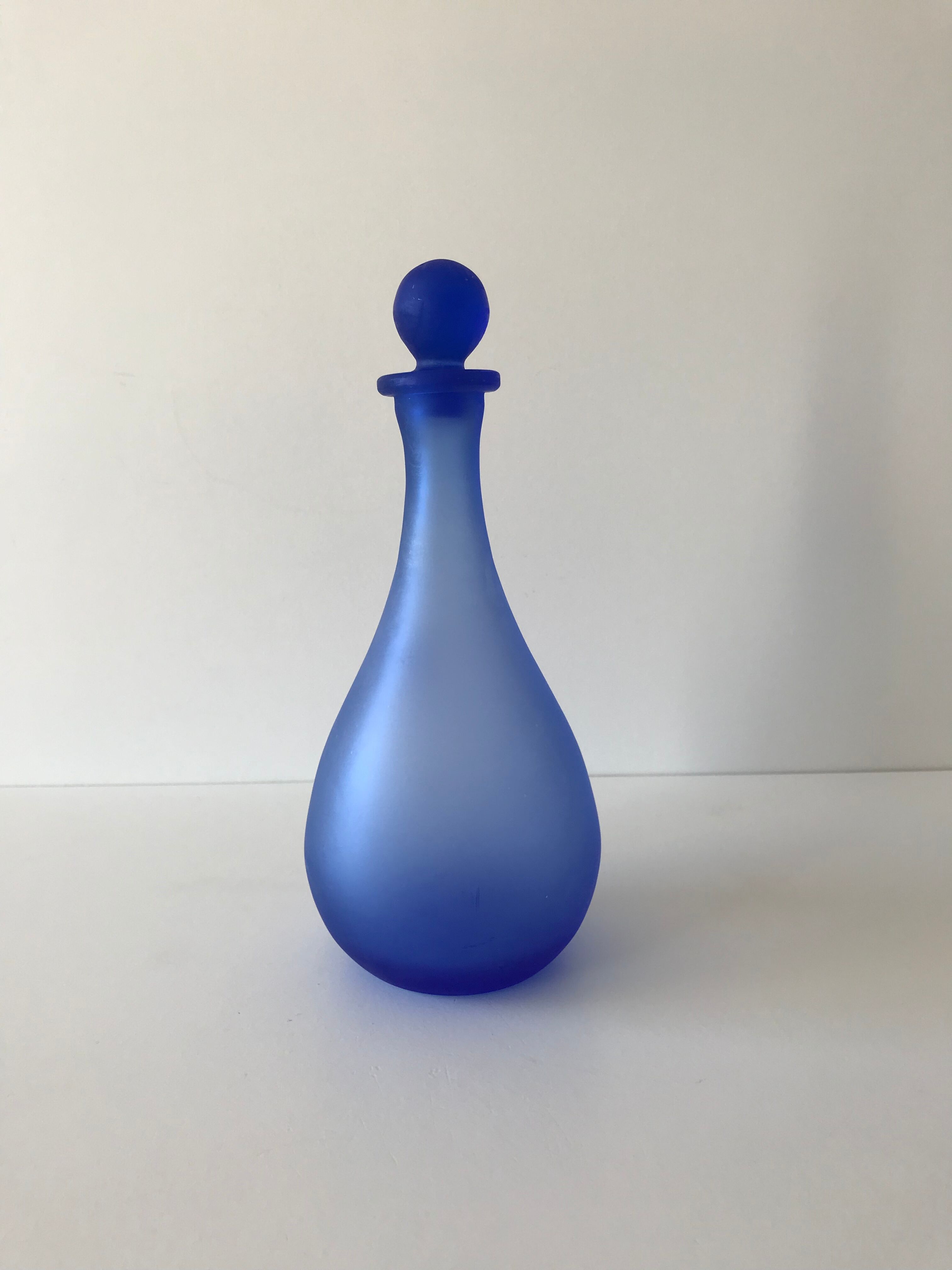 Flacon bleu Murano