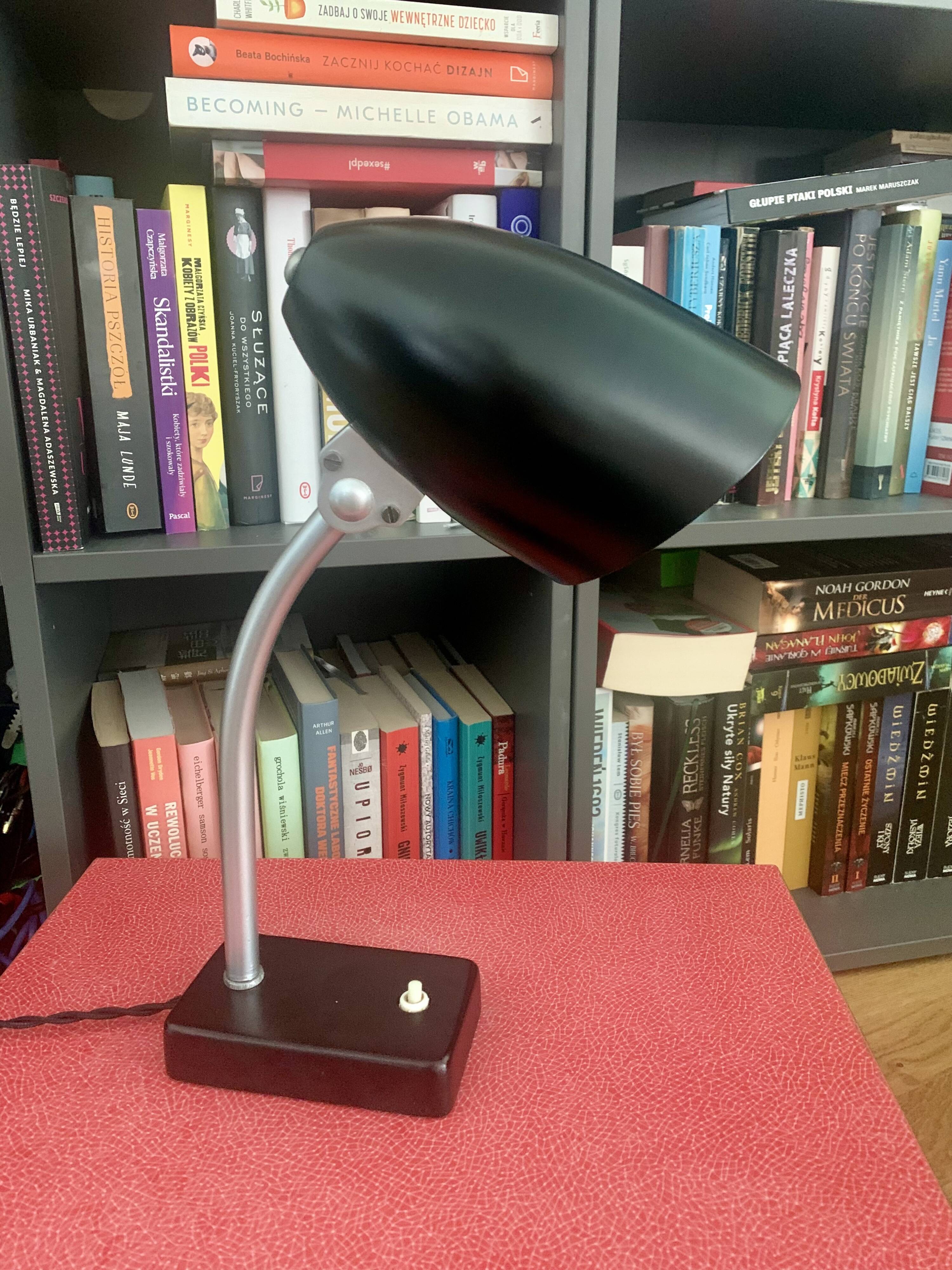 Industrial table lamp, 1950s