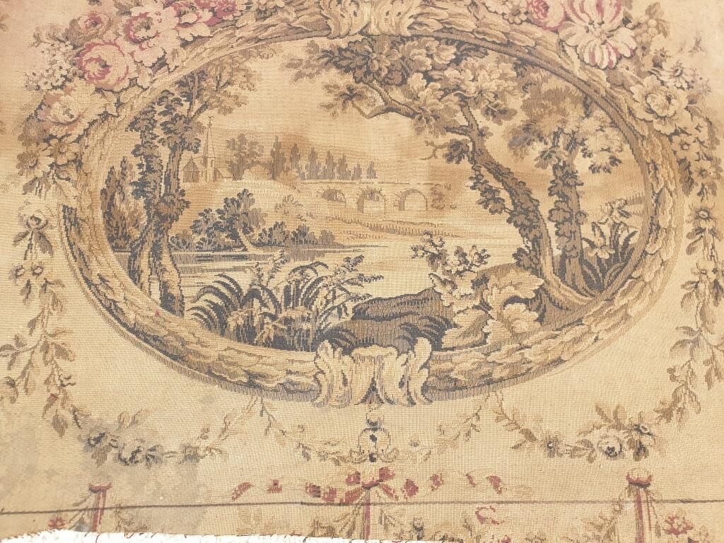 Wall tapestry 19th Louis XVI style