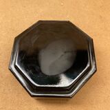 Old luminarc octime opaline noire ashtray made in france vintage