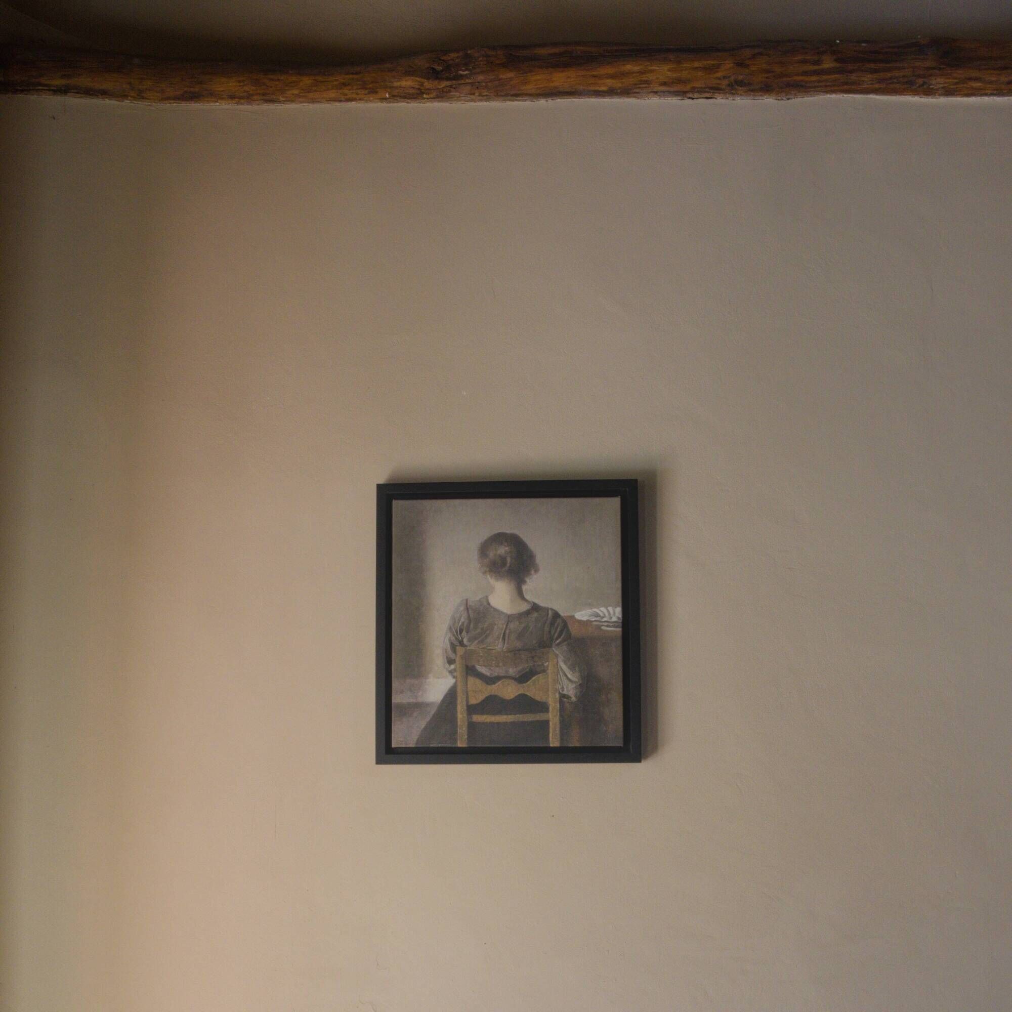 Reproduction sur toile du "Repos" de Vilhelm Hammershøi