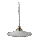 Pendant in serrated opaline early 20th century