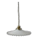 Pendant in serrated opaline early 20th century