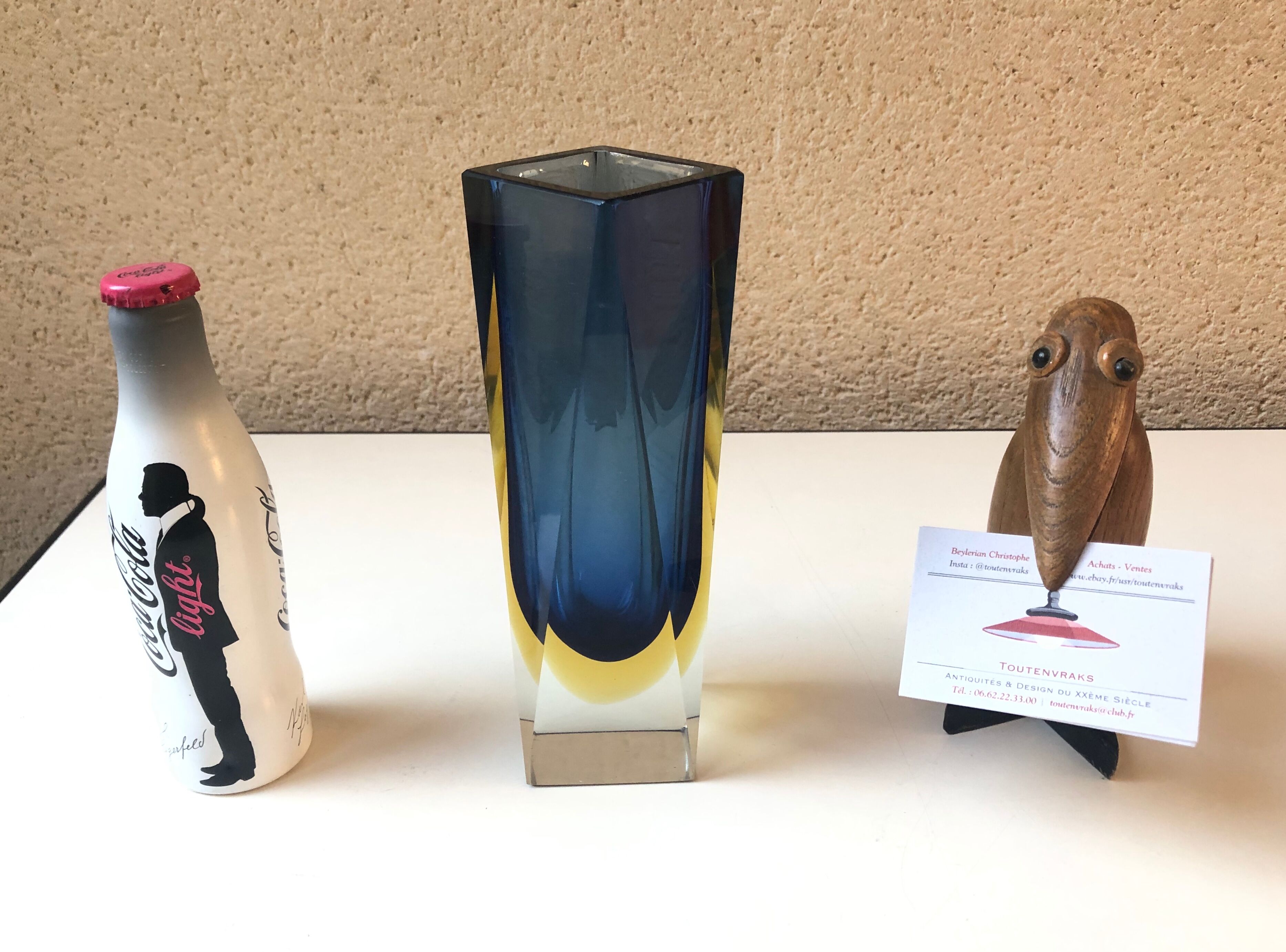 Murano glass Sommerso Flavio Poli vintage 70