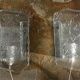 Pair of wall lamps ice glass, NAFA