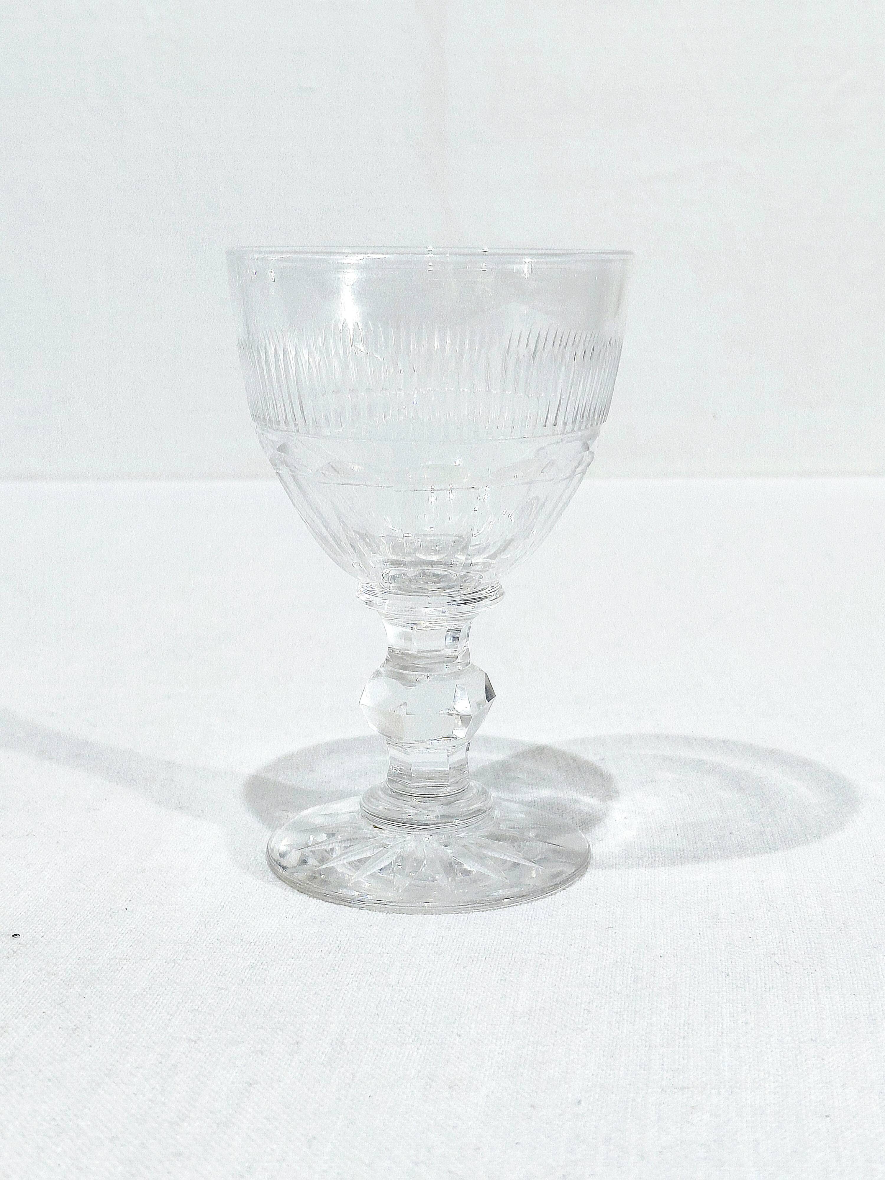Baccarat - 11 red wine glasses catalogue 1841