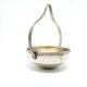 Sugar bowl, eclecticism, silver-plated brass, Bracia Henneberg, Poland, 1920s