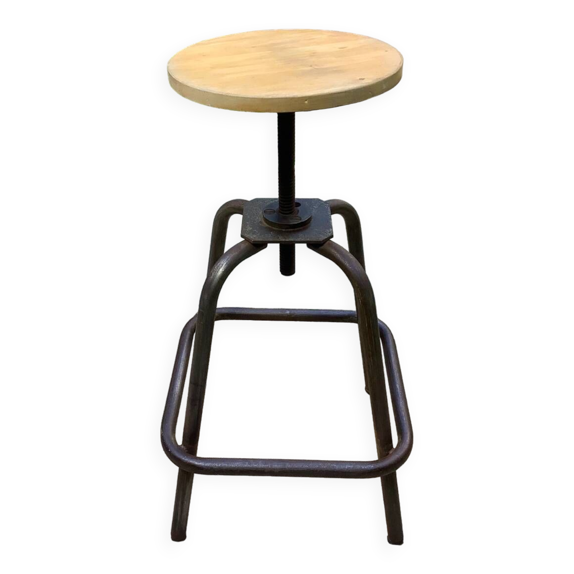 Tabouret d’atelier industriel vintage