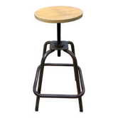 Vintage industrial workshop stool