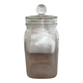 Bonbonnière carrée en verre 25cm