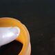 Muller Freres Luneville - Tulip Corolla Orange-Violet Marbled Glass