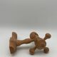 Vintage design wooden candle holder 1970 Arne Hoyer