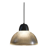 Vintage prismatic glass pendant light