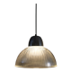 Suspension vintage verre prismatique