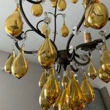 Antique Murano glass chandelier