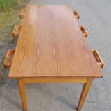 6-drawer community table