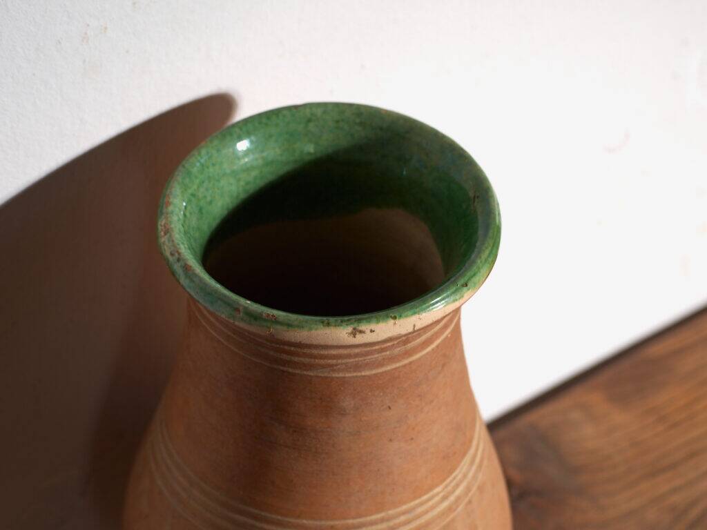 Antique glazed ceramic vase – Central Europe, circa 1920