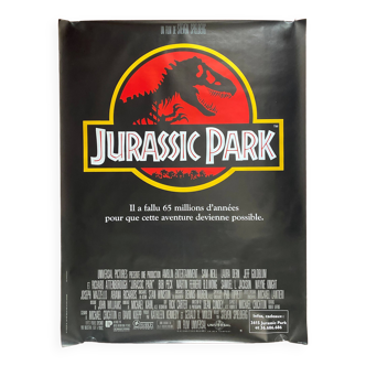 Affiche cinéma originale "Jurassic Park" Steven Spielberg 120x160cm 1993