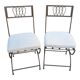 Vintage wrought iron chairs